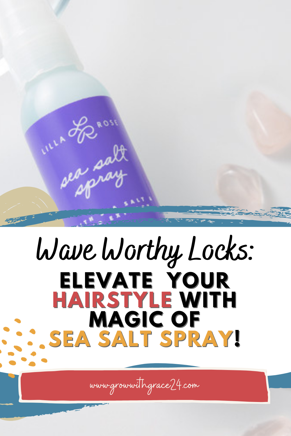 “Wave-Worthy Locks: Elevate Your Hairstyle with the Magic of Sea Salt Spray!”